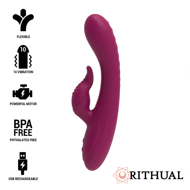 MOTOR RITUAL ANUSARA DUAL RECARGABLE 2.0 ORQUIDEA RITHUAL