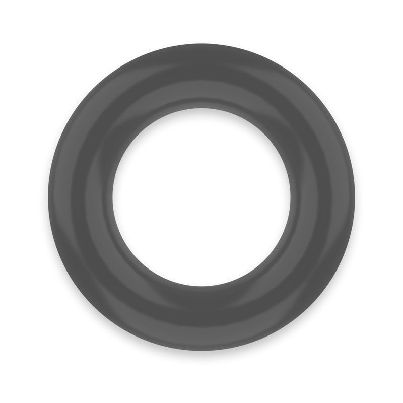 POWERING SUPER FLEXIBLE Y RESISTENTE ANILLO PENE  4.8CM PR05 NEGRO POWERING