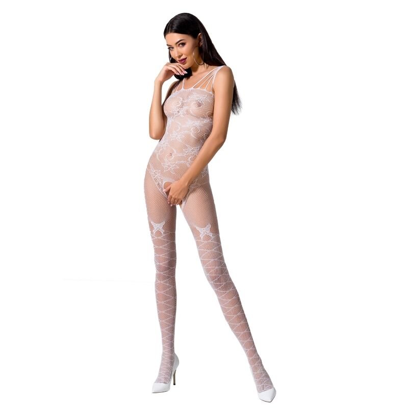 PASSION WOMAN BS076 BODYSTOCKING TALLA UNICA BLANCO PASSION WOMAN BODYST