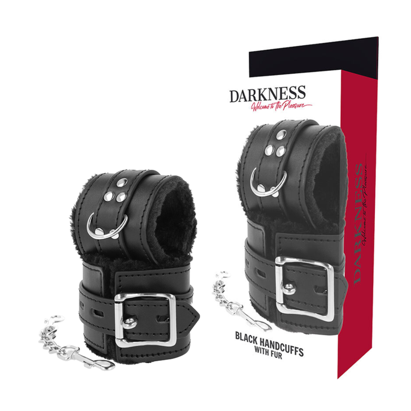 DARKNESS ESPOSAS BDSM FORRADAS EN NEGRO DARKNESS BONDAGE