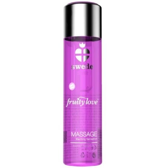 SWEDE FRUITY LOVE ACEITE EFECTO CALOR FRAMBUESA Y RUIBARBO 60 ML SWEDE