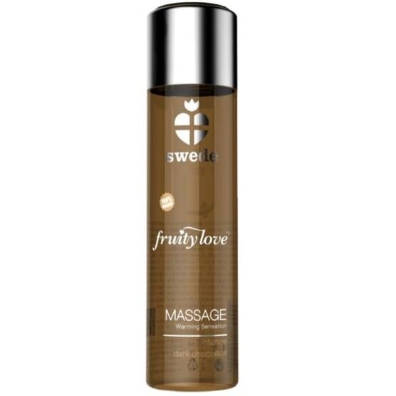 SWEDE FRUITY LOVE ACEITE EFECTO CALOR CHOCOLATE NEGRO 60 ML SWEDE