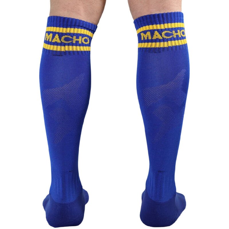 MACHO CALCETINES LARGOS TALLA UNICA AZUL