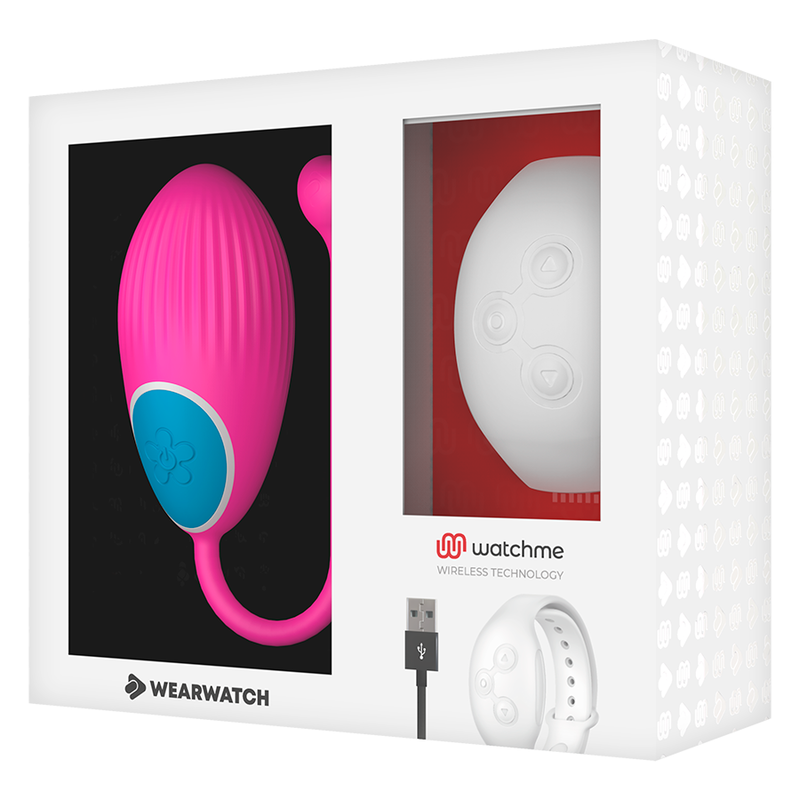 WEARWATCH HUEVO CONTROL REMOTO TECHNOLOGY WATCHME ROSA  / BLANCO