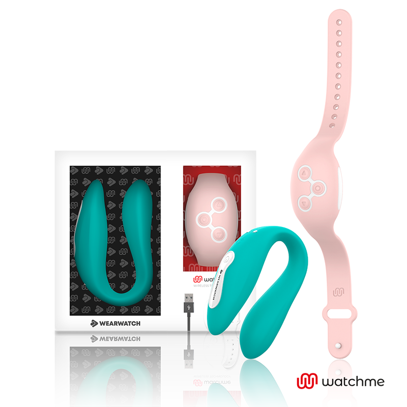 WEARWATCH VIBRADOR DUAL TECHNOLOGY WATCHME AGUA MARINA / ROSORAL