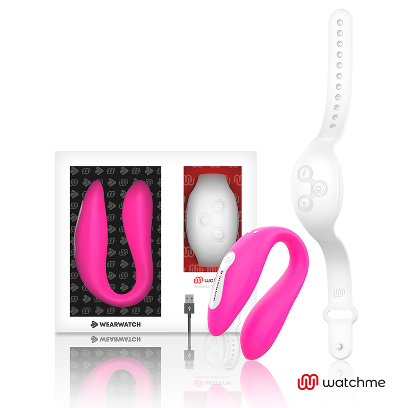 WEARWATCH - WATCHME DUAL TECHNOLOGY VIBRATOR FUCHSIA / SNOW WEARWATCH