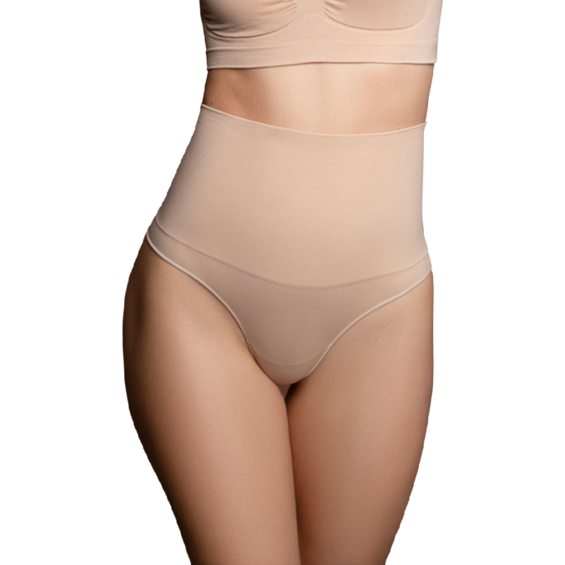 BYE BRA FAJA SIN COSTURAS ESTILO TANGA NEGRO S