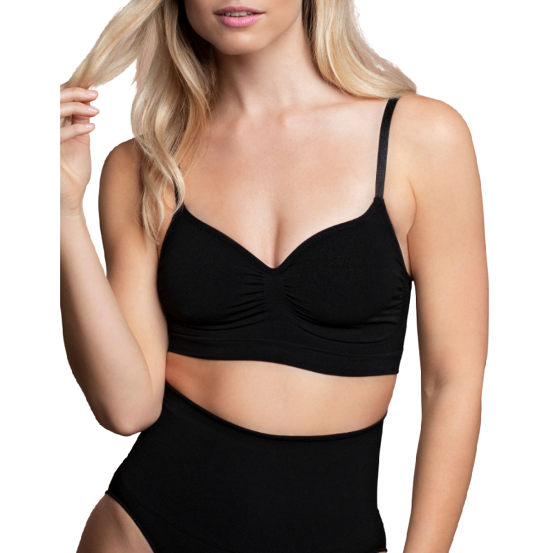 BYE BRA SUJETADOR SIN COSTURAS MEDIUM CONTROL NEGRO XXL BYE BRA