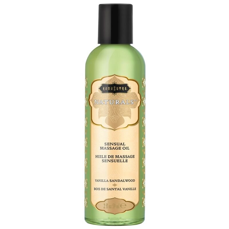 KAMASUTRA - NATURAL MASSAGE OIL VANILLA SANDALWOOD 59 ML KAMASUTRA  COSMETICS