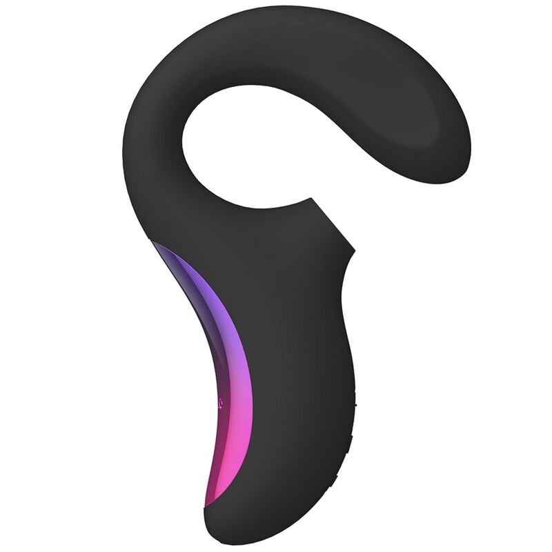 LELO - ENIGMA DOBLE ESTIMULACIÓN SUCCION MASAJEADOR NEGRO LELO