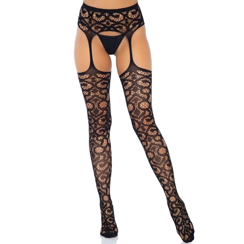 LEG AVENUE MEDIAS CON LIGUERO TALLA UNICA LEG AVENUE HOSIERY