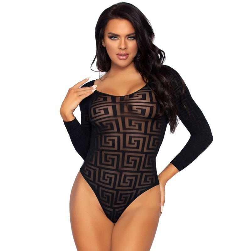 LEG AVENUE TEDDY DISEÑO MOSAICO TALLA UNICA LEG AVENUE TEDDIES 