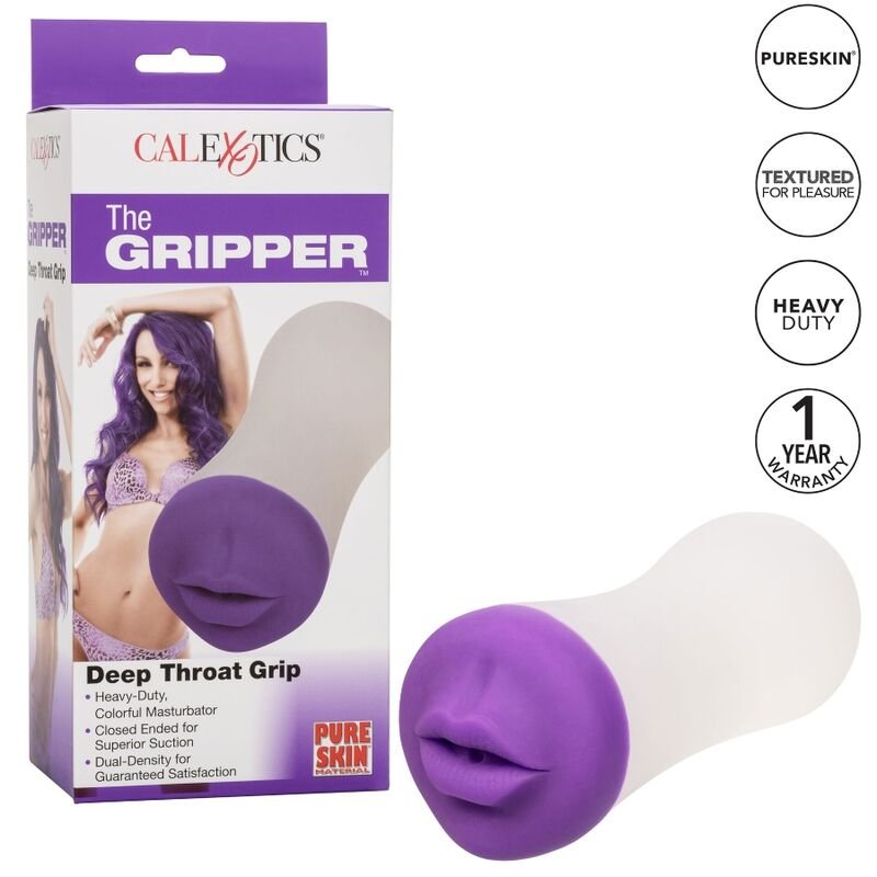 CALEX DEEP THROAT GRIP MASTURBADOR BOCA CALIFORNIA EXOTICS