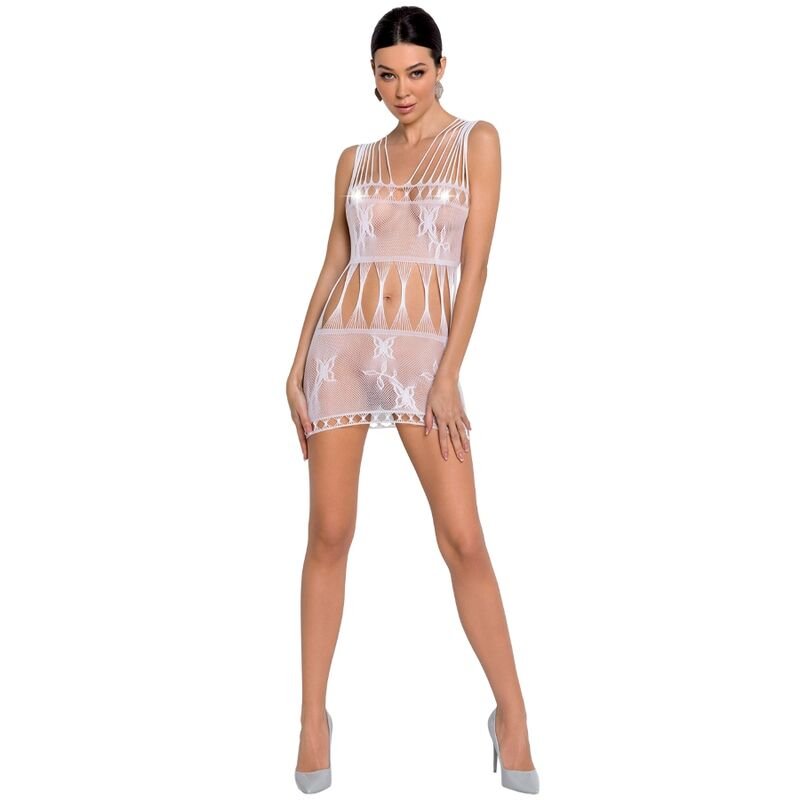 PASSION WOMAN BS090 BODYSTOCKING BLANCO TALLA UNICA PASSION WOMAN BODYST
