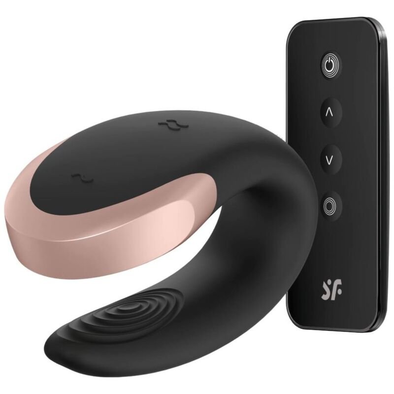 SATISFYER APP DOUBLE LOVE VIBRADOR PAREJAS LUXURY NEGRO SATISFYER CONNECT