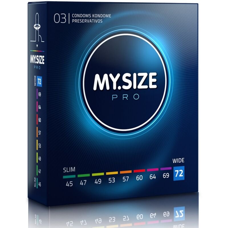 MY SIZE PRO PRESERVATIVOS 72 MM 3 UNIDADES MY SIZE PRO