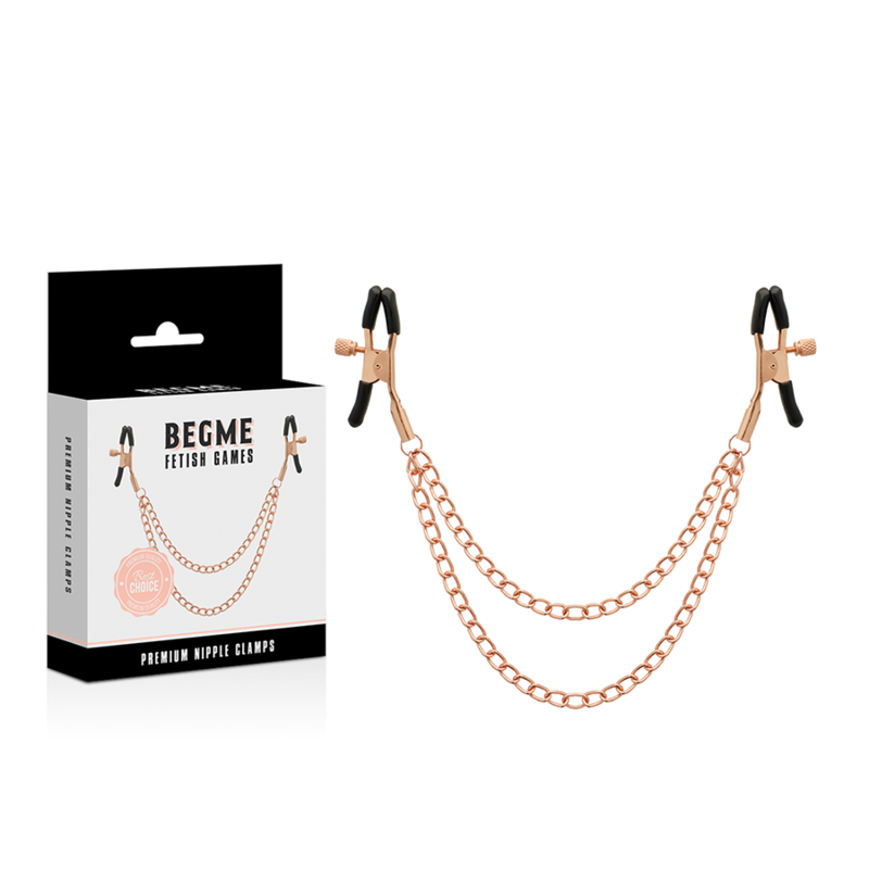 Comprar Begme Black Edition Pinzas Pezones Con Cadena