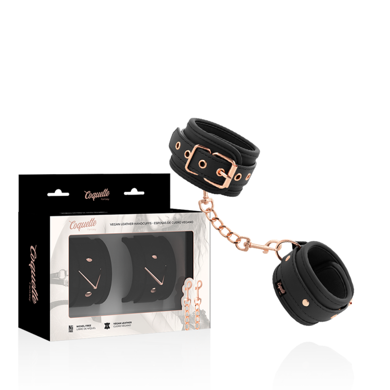 COQUETTE CHIC DESIRE FANTASY ESPOSAS PARA MANOS CUERO VEGANO CON FORRO DE NOPRENO COQUETTE FANTASY
