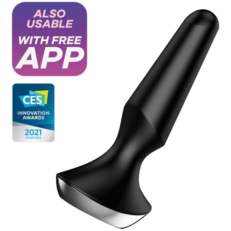 SATISFYER PLUG ILICIOUS 2 PLUG VIBRADOR - NEGRO SATISFYER CONNECT