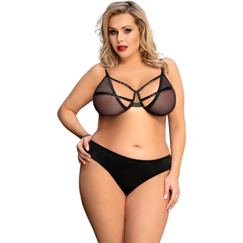 QUEEN LINGERIE SET DOS PIEZAS S/M 