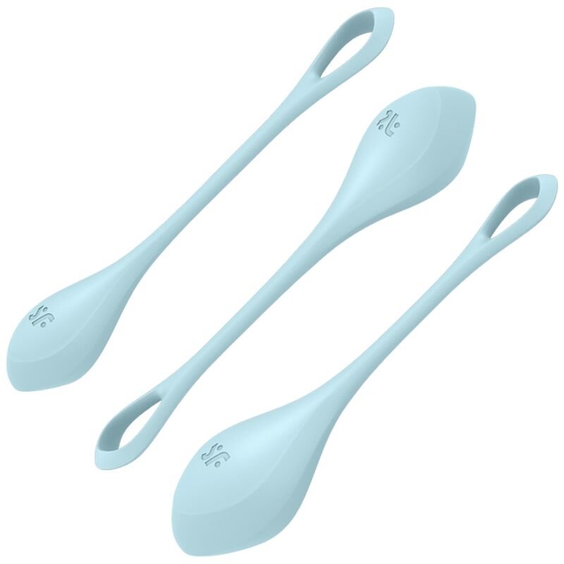 SATISFYER YONI POWER 2 KIT DE ENTRENAMIENTO AZUL SATISFYER 