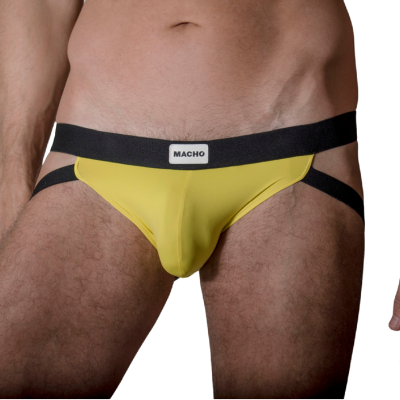 MACHO MX22A SUSPENSORIO AMARILLO S/M MACHO UNDERWEAR