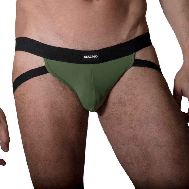 MACHO MX22V SUSPENSORIO VERDE S/M MACHO UNDERWEAR