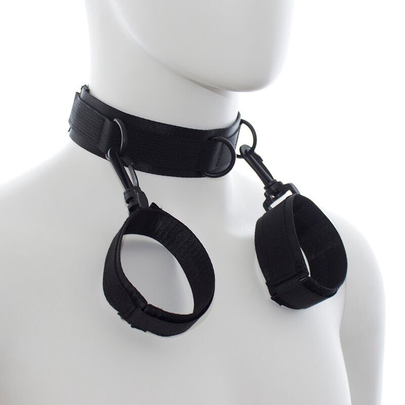 OHMAMA FETISH ESPOSAS Y COLLAR DE NYLON OHMAMA FETISH 