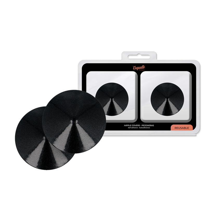 COQUETTE CHIC DESIRE CUBRE PEZONES - CIRCULOS NEGROS COQUETTE ACCESSORIES