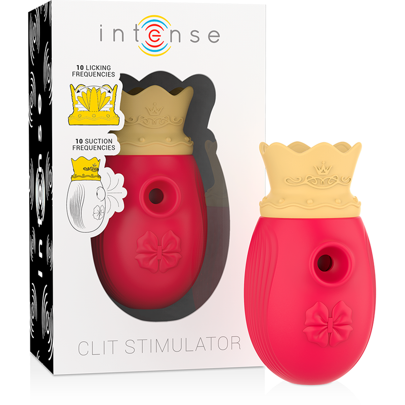 Comprar Intense - Clitoris Stimulator 10 Suction And Licking Modes - Red