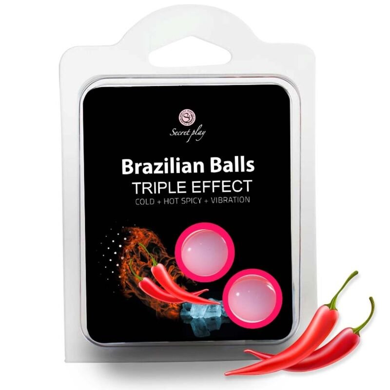 SECRET PLAY SET 2 BRAZILIAN BALLS TRIPLE EFECTO SECRETPLAY COSMETIC