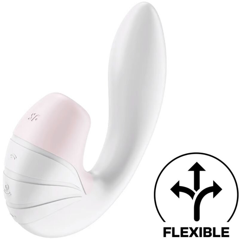 SATISFYER - SUPERNOVA ESTIMULADOR Y VIBRADOR BLANCO SATISFYER AIR PULSE