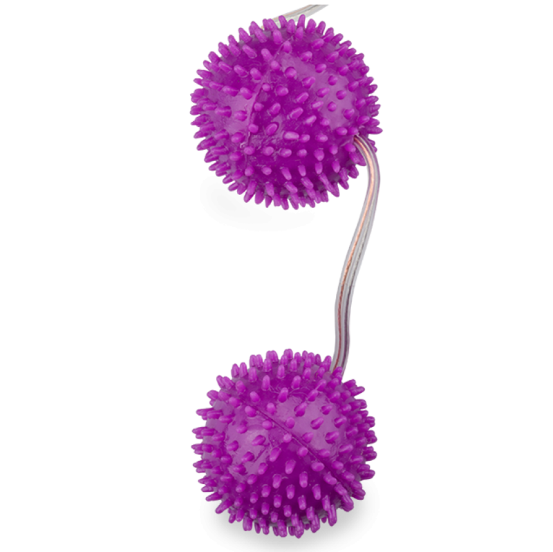 A DEEPLY PLEASURE BOLAS TEXTURADAS MORADO 3,60 CM BAILE STIMULATING