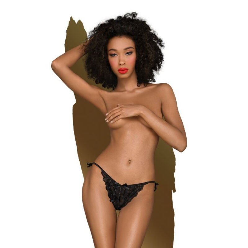 PENTHOUSE TOO HOT TO BE REAL TANGA NEGRO S/M PENTHOUSE TANGAS 