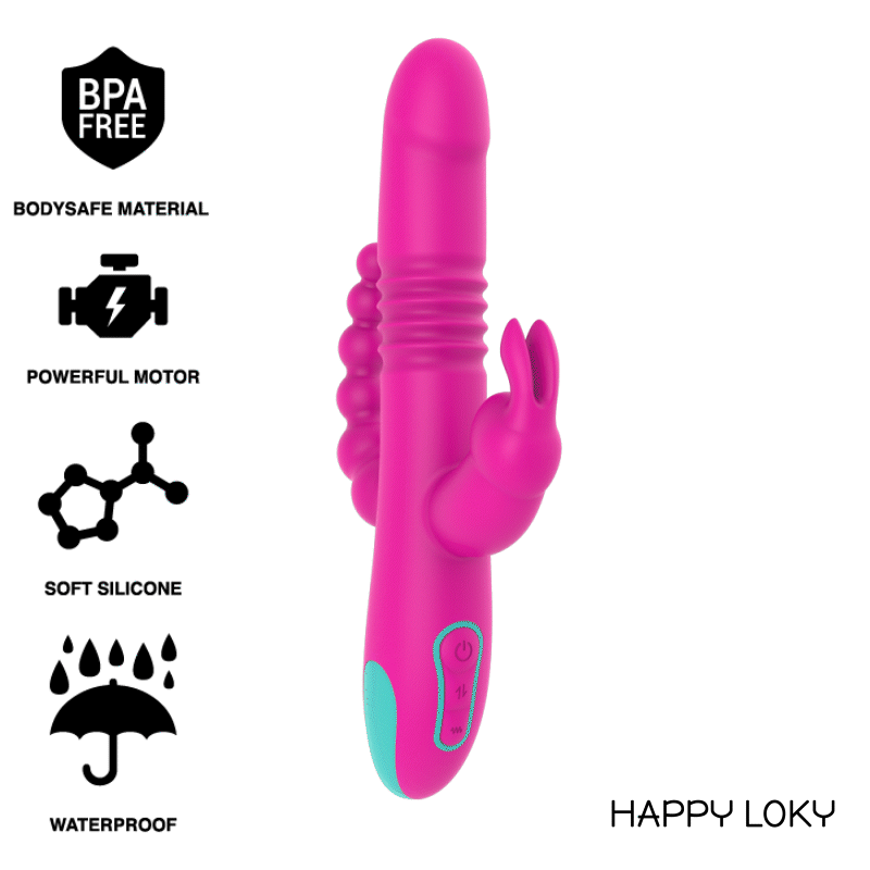 HAPPY LOKY DONALD TRIPLE ESTIMULACIÓN: ANAL, PUNTO G & CLÍTORIS COMPATIBLE CON WATCHME WIRELESS TECHNOLOGY HAPPY LOKY