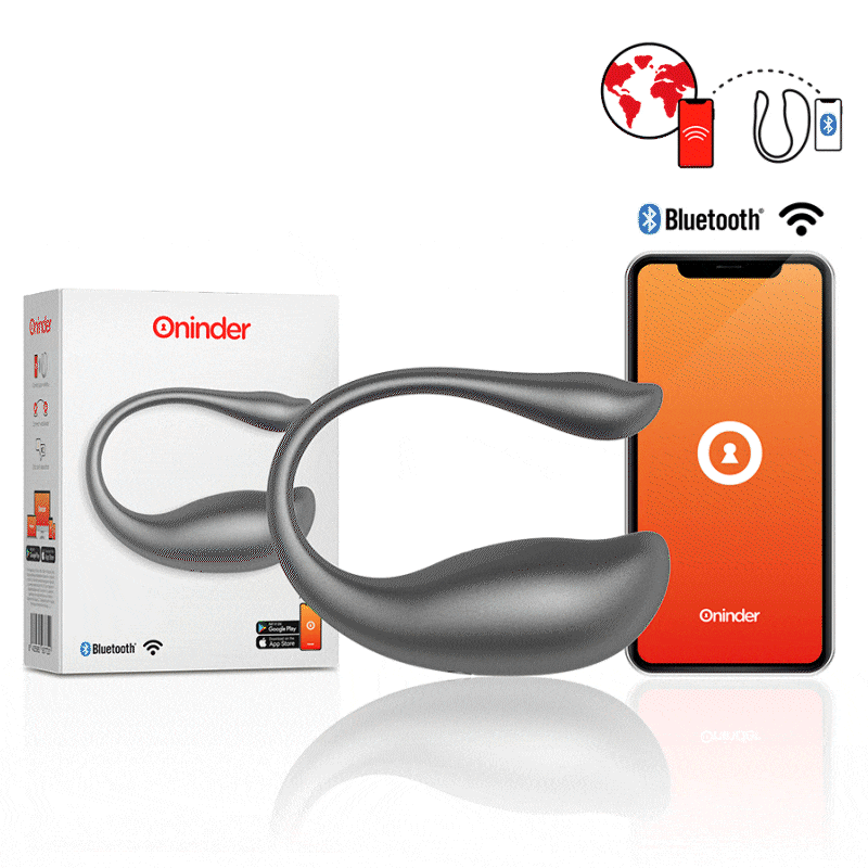 ONINDER HUEVO VIBRADOR NEGRO - FREE APP ONINDER