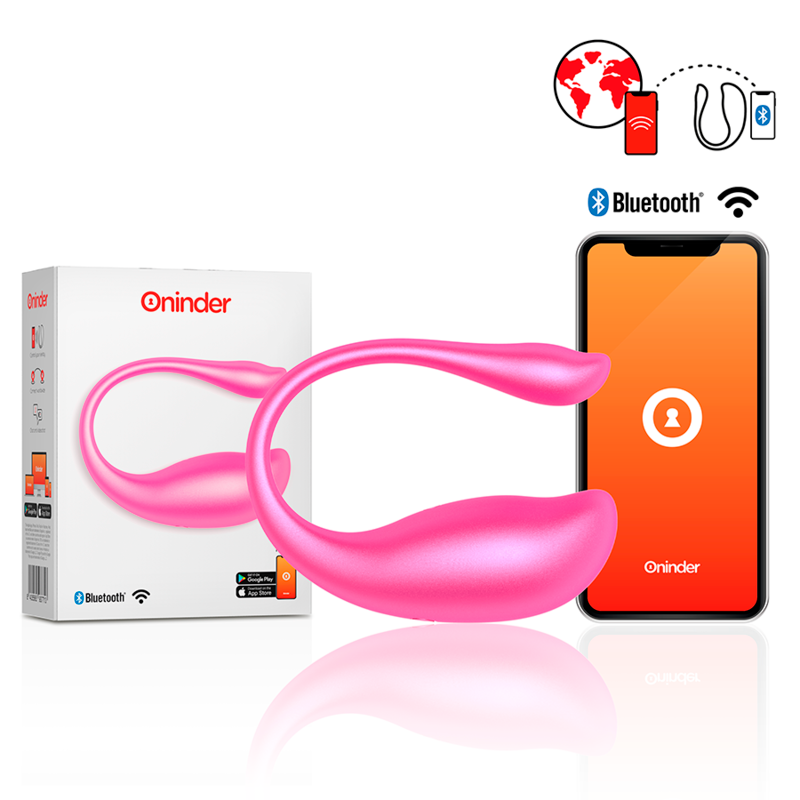 ONINDER HUEVO VIBRADOR ROSA - FREE APP