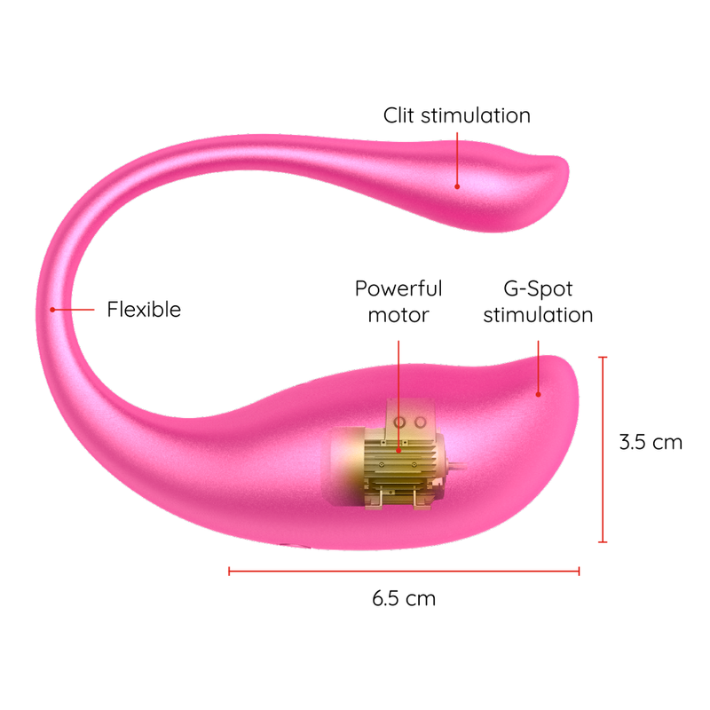 ONINDER HUEVO VIBRADOR ROSA - FREE APP