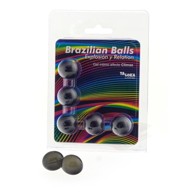 TALOKA - BRAZILIAN BALLS GEL EXCITANTE EFECTO MORE FLAVOUR 5 BOLAS TALOKA