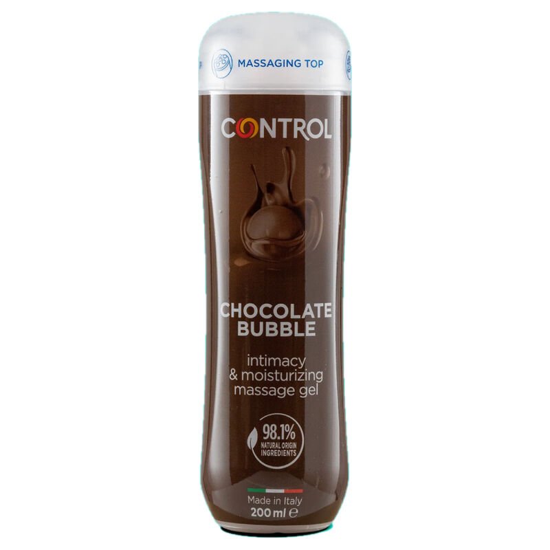 CONTROL GEL DE MASAJE 3 EN 1 CHOCOLATE BUBBLE 200 ML CONTROL LUBES