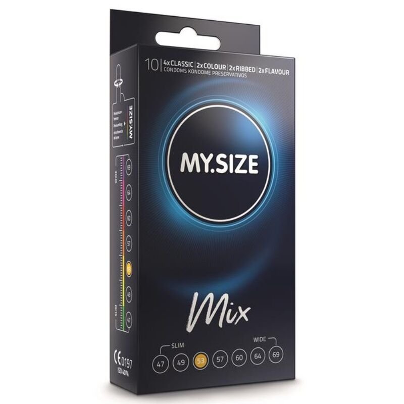 Comprar My Size Mix Preservativos 53 Mm 10 Unidades