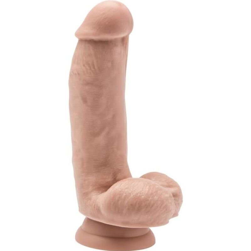 GET REAL - DILDO 12 CM CON TESTICULOS NATURAL GET REAL
