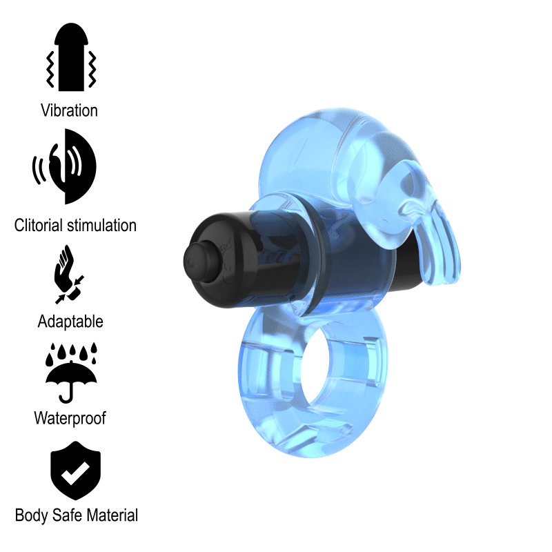 INTENSE - FRY ANILLO VIBRADOR AZUL INTENSE COUPLES TOYS