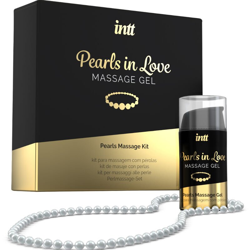 INTT - PEARLS IN LOVE CON COLLAR DE PERLAS Y GEL DE SILICONA INTT MASSAGE & O