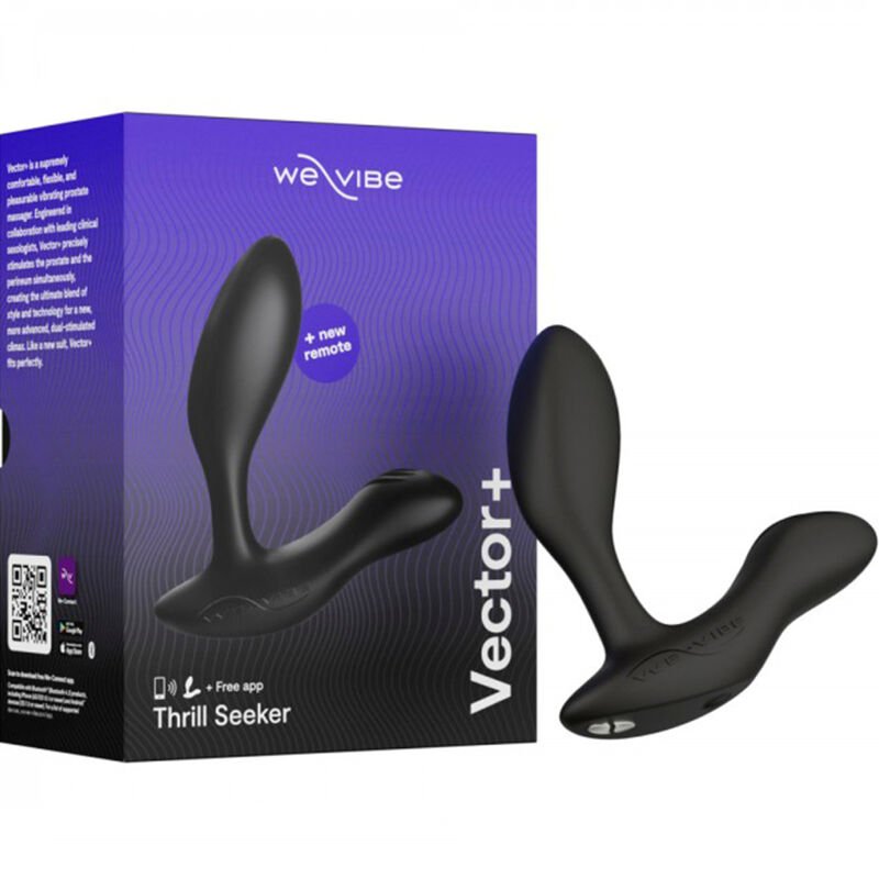 WE-VIBE - VECTOR+ MASAJEADOR DE PRÓSTATA NEGRO WE-VIBE