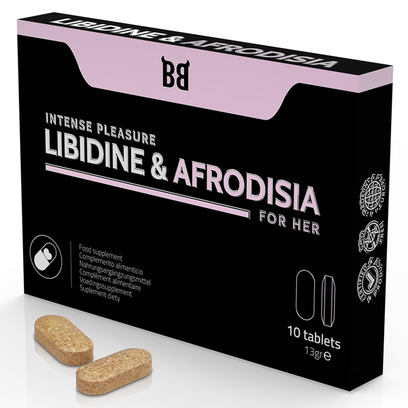 BLACKBULL BY SPARTAN - LIBIDINE & AFRODISIA PLACER INTENSO PARA MUJER 10 CÁPSULAS BLACKBULL BY SPARTAN
