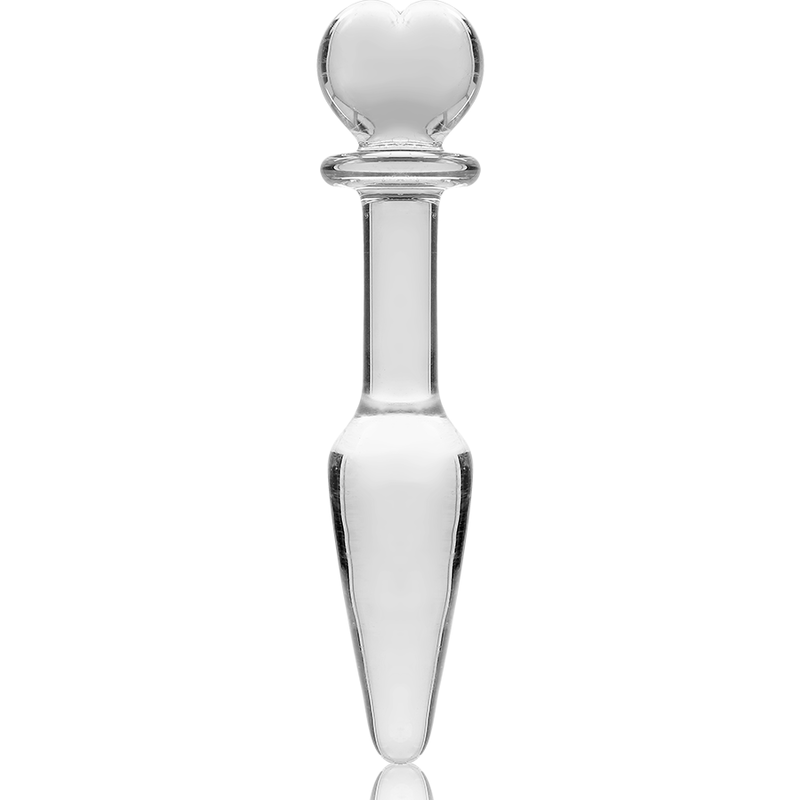 NEBULA SERIES BY IBIZA - MODELO 7 PLUG CRISTAL BOROSILICATO 13.5 X 3 CM TRANSPARENTE