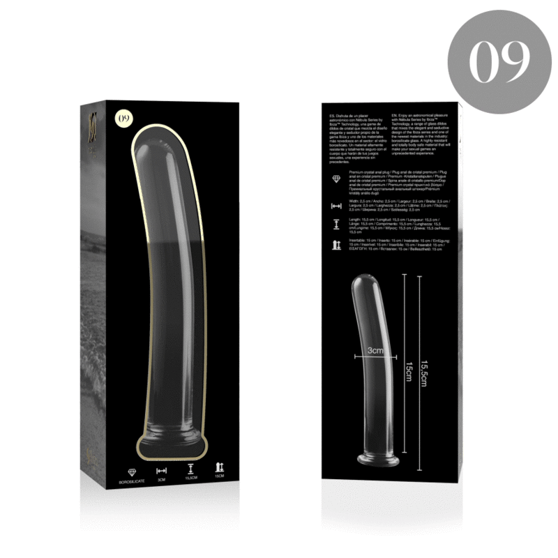 Comprar Nebula Series By Ibiza - Modelo 9 Dildo Cristal Borosilicato 15.5 X 2.5 Cm Transparente