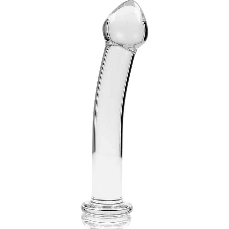 NEBULA SERIES BY IBIZA - MODELO 11 DILDO CRISTAL BOROSILICATO 16 X 3 CM TRANSPARENTE