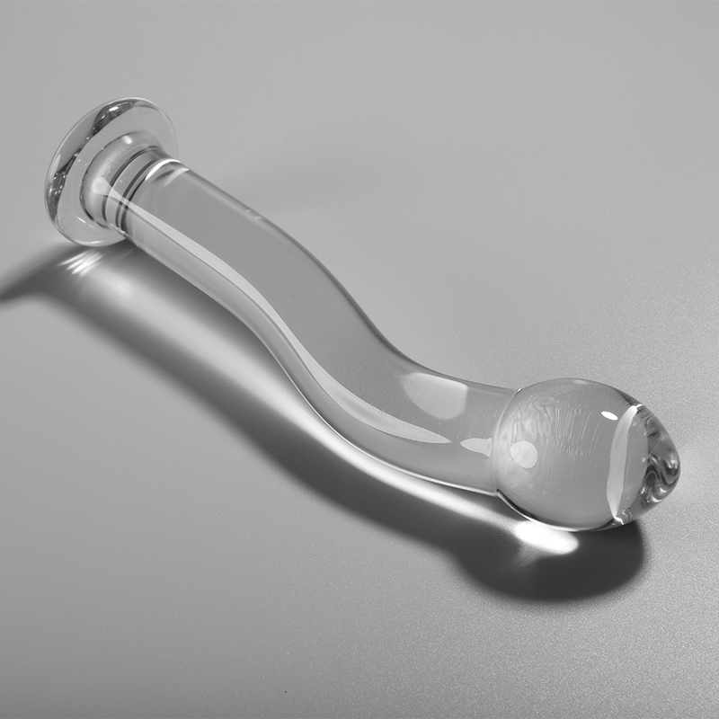 NEBULA SERIES BY IBIZA - MODELO 18 DILDO CRISTAL BOROSILICATO 18.5 X 3.5 CM TRANSPARENTE